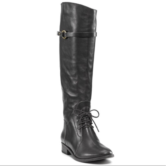 Joie Shoes - Joie Black Martha Riding Boots.